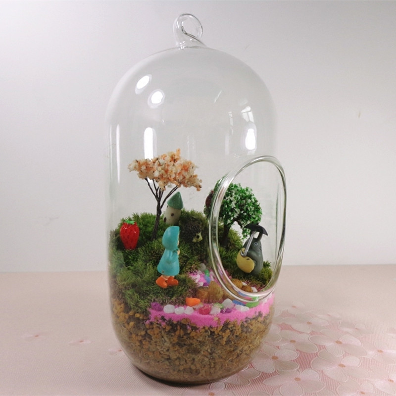Terrarium Glass Bottle - 2 unidades/pacote Vaso Terrário de Vidro
