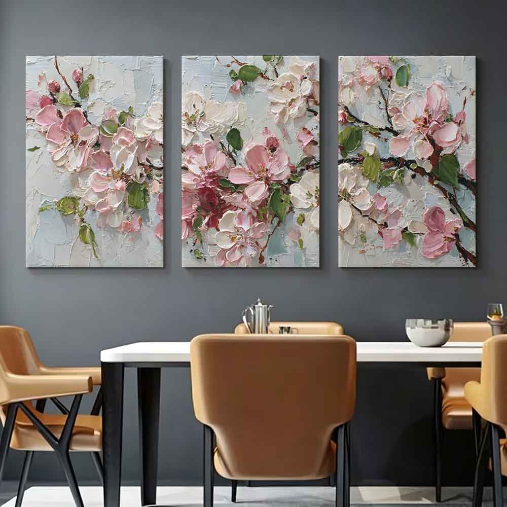 Home Decor Green - [2D Plano] 3 peças 30*40cm Quadro