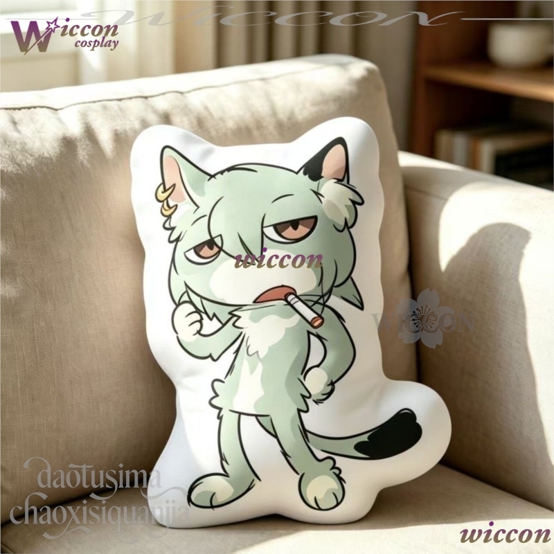 Home Decor Cat - NebulaCloak Chainsmoker Cat Boneco Versão Q,