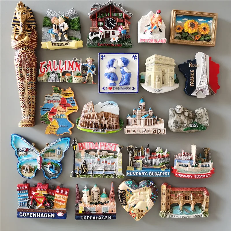 Germany Home Decor - Ímã de geladeira egípcio suíça estônia