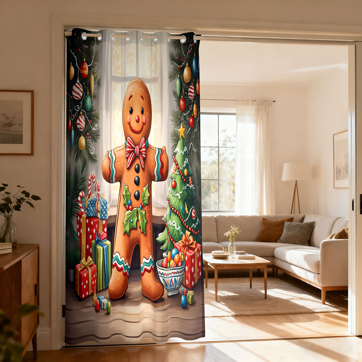 Home Decor Curtain - Cortina de Laço de Painel Único