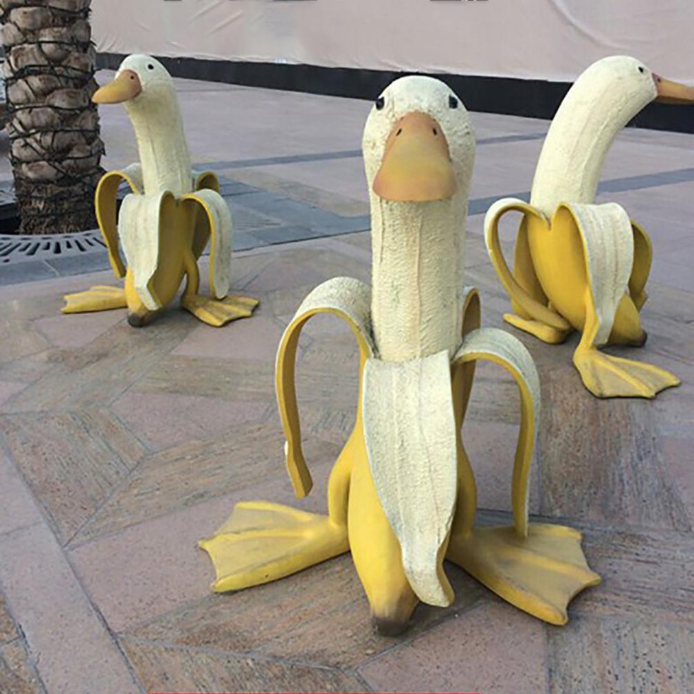 Home Decor On Sale - Banana pato criativo decoração do jardim