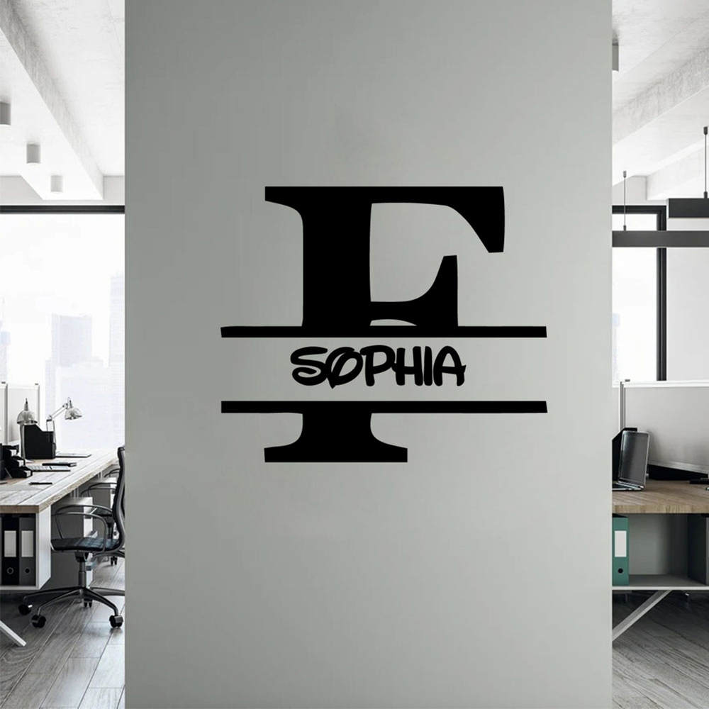 Home Decor Wall Stickers - Adesivos de parede românticos com letra