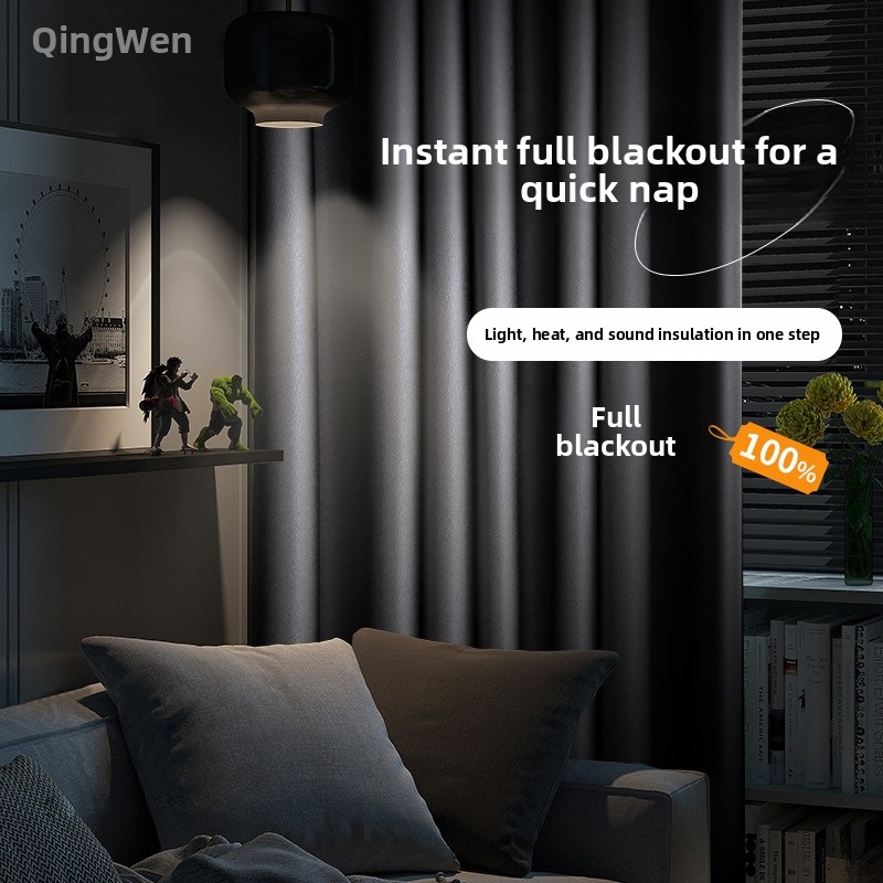 Home Decor Curtain - Cortinas Blackout Espessas com Proteção Solar