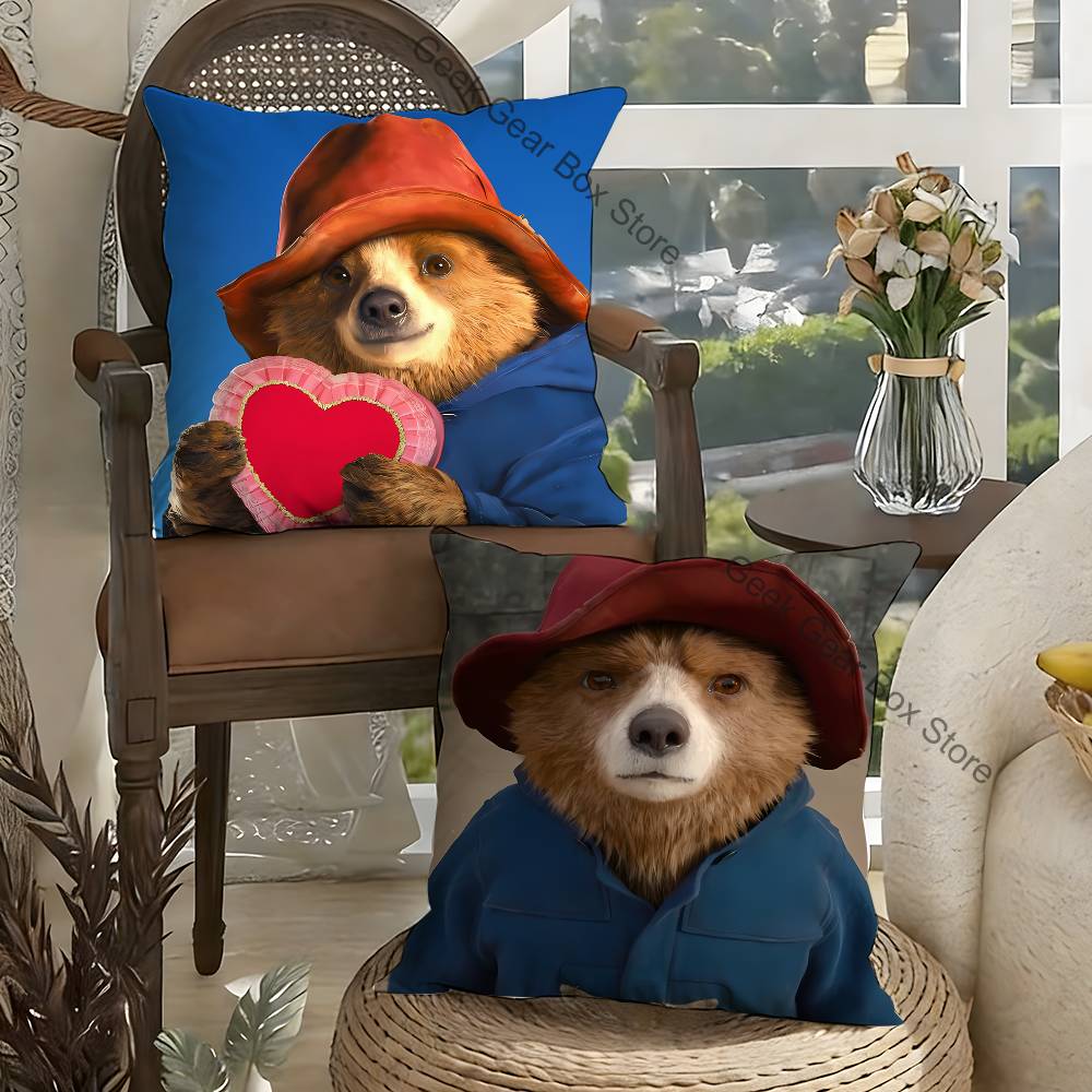 Home Decor London - Capa de Almofada Estampada Urso Paddington
