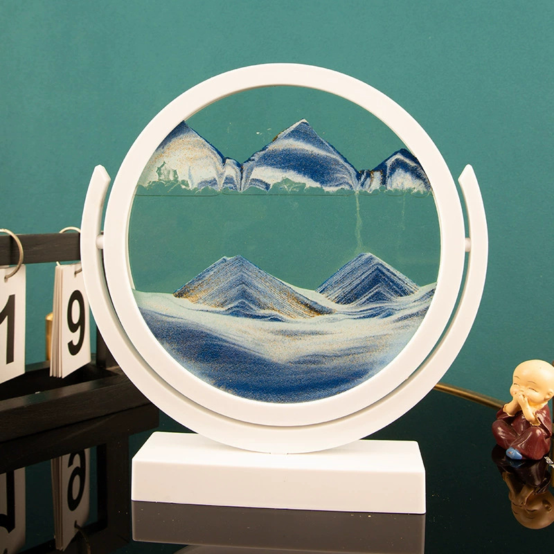 Sand Art Picture - Ampulheta 3d de vidro dinâmica, decoração