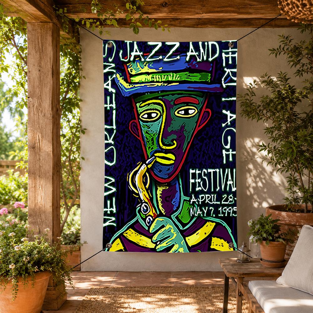 Home Decor New Orleans - Bandeira Decorativa do Festival N-New Orleans