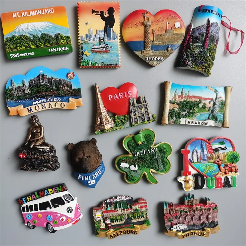 Germany Home Decor - Tourist Souvenir Frigorífico Maggnet, Alemanha, Itália,