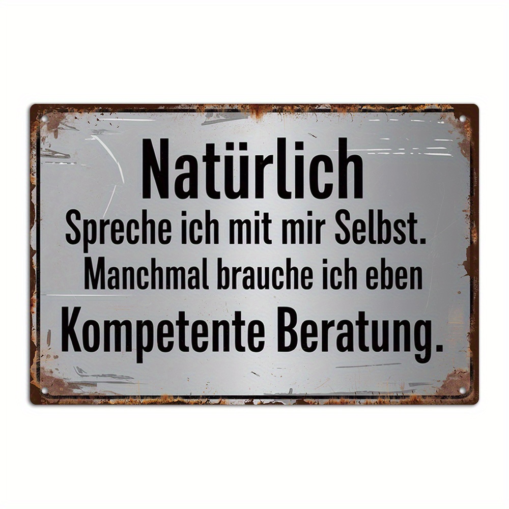 Germany Home Decor - Decoração de Parede Metálica Vintage Alemã