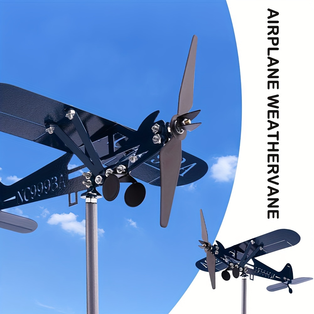 Home Decor Etsy - Metal Avião Weathervane 3D Piper J3