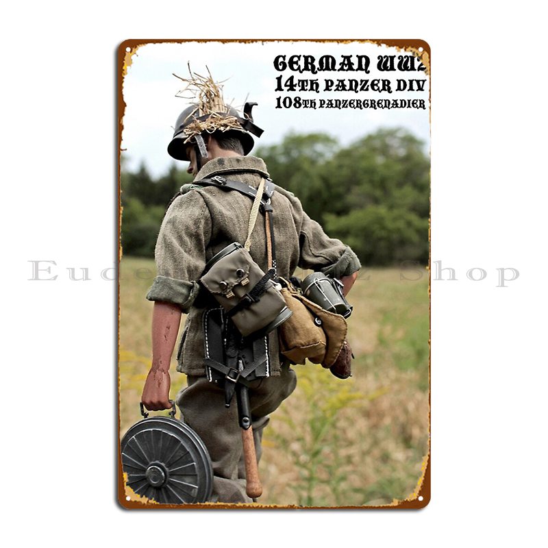 Germany Home Decor - Ww2 panzergrenadier alemão com minas terrestres