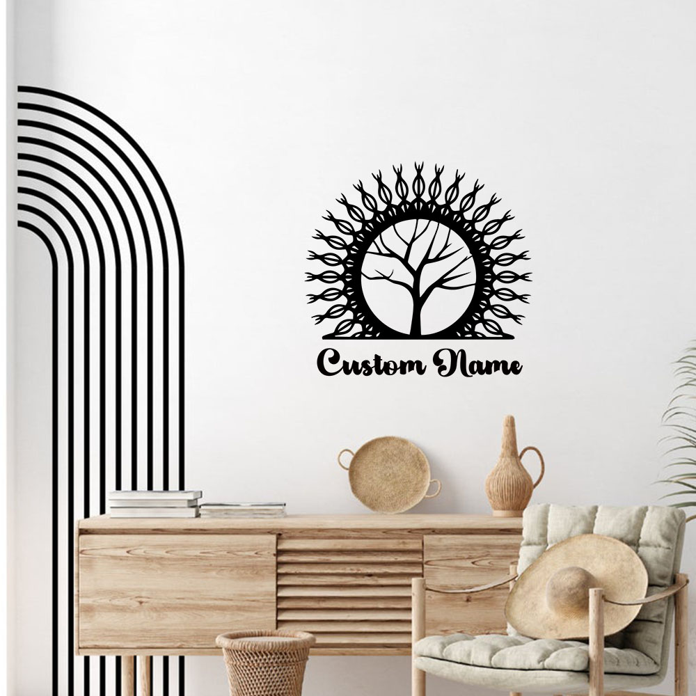 Home Decor Wall Stickers - 1PC Árvore Seca Criativa com Texto