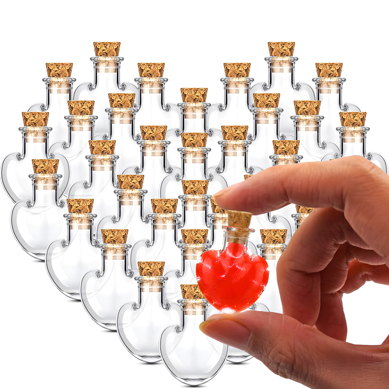 Terrarium Glass Bottle - 10 pçs 22x26mm garrafas de vidro