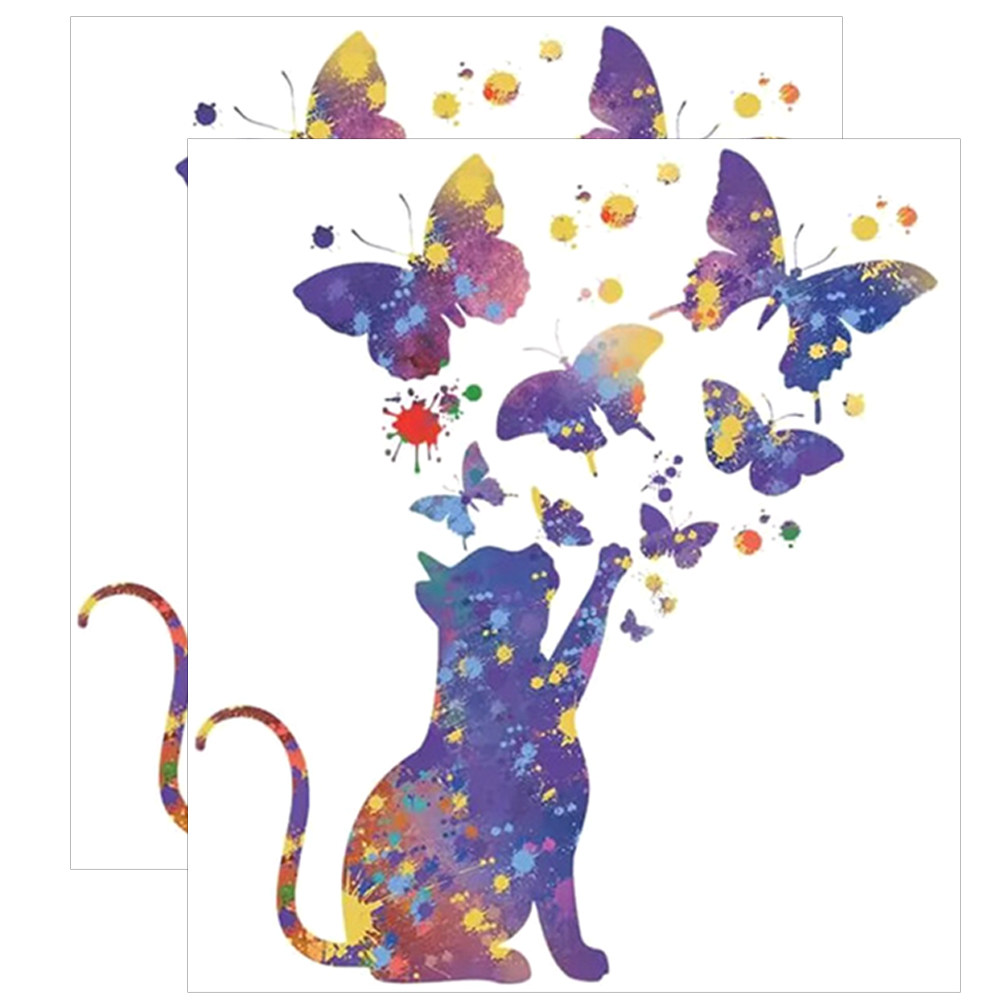 2 Folhas de Adesivos de Parede - Home Decor Cat avaliação e preço