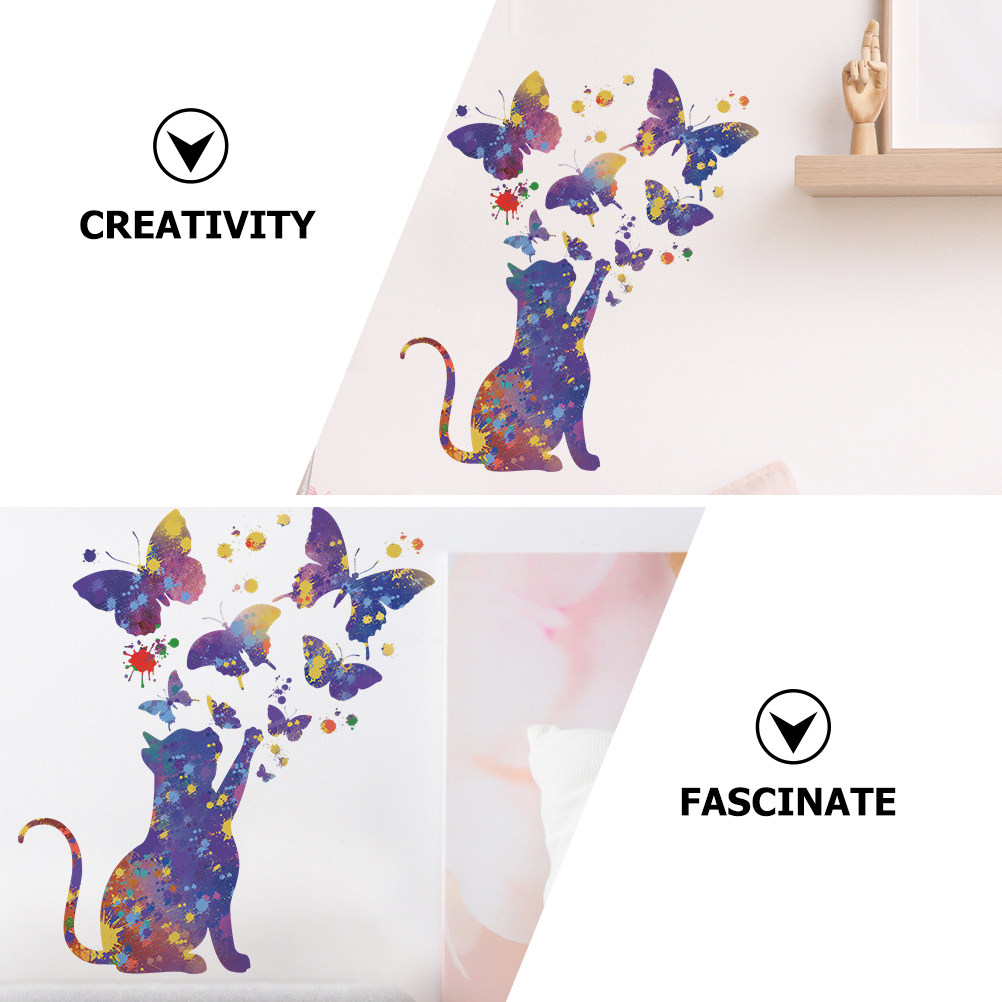 2 Folhas de Adesivos de Parede - Home Decor Cat avaliação e preço