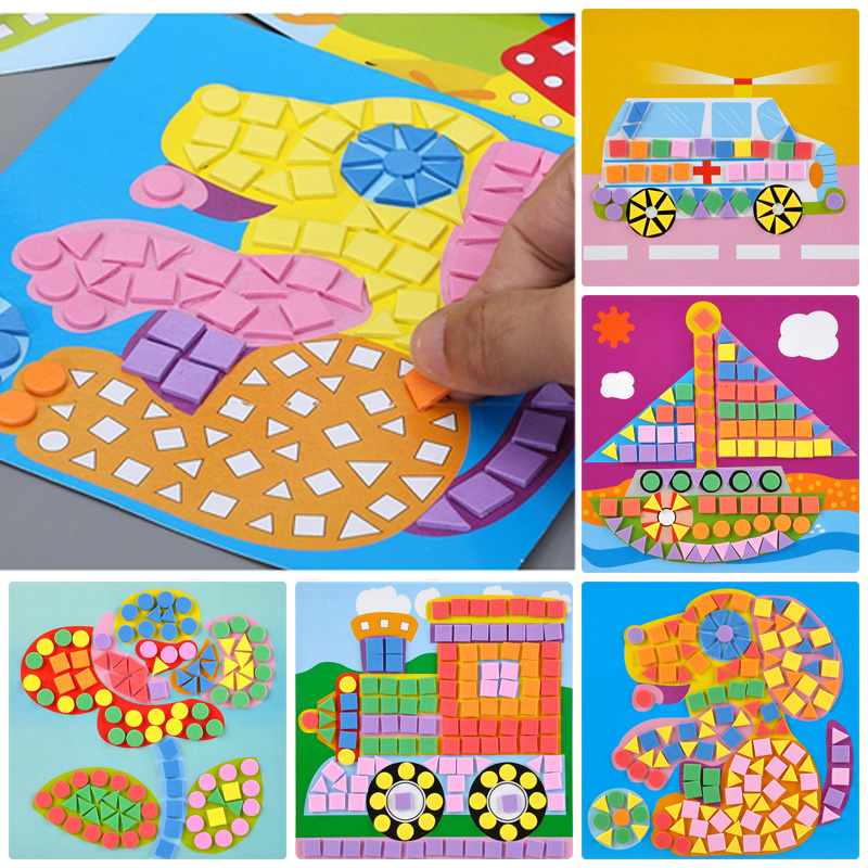 6/12 pçs mosaicos pinturas diy - Home Decor Etsy avaliação e preço