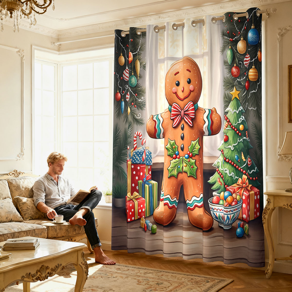 Cortina de Laço de Painel Únic - Home Decor Curtain avaliação e preço