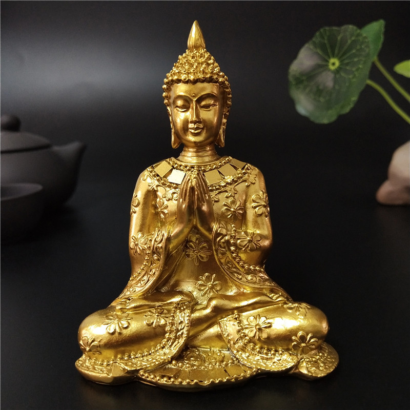 Estátua de buda dourada tailân - Home Decor On Sale avaliação e preço