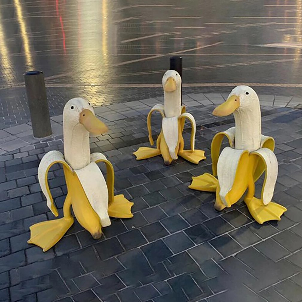 Banana pato criativo decoração - Home Decor On Sale avaliação e preço