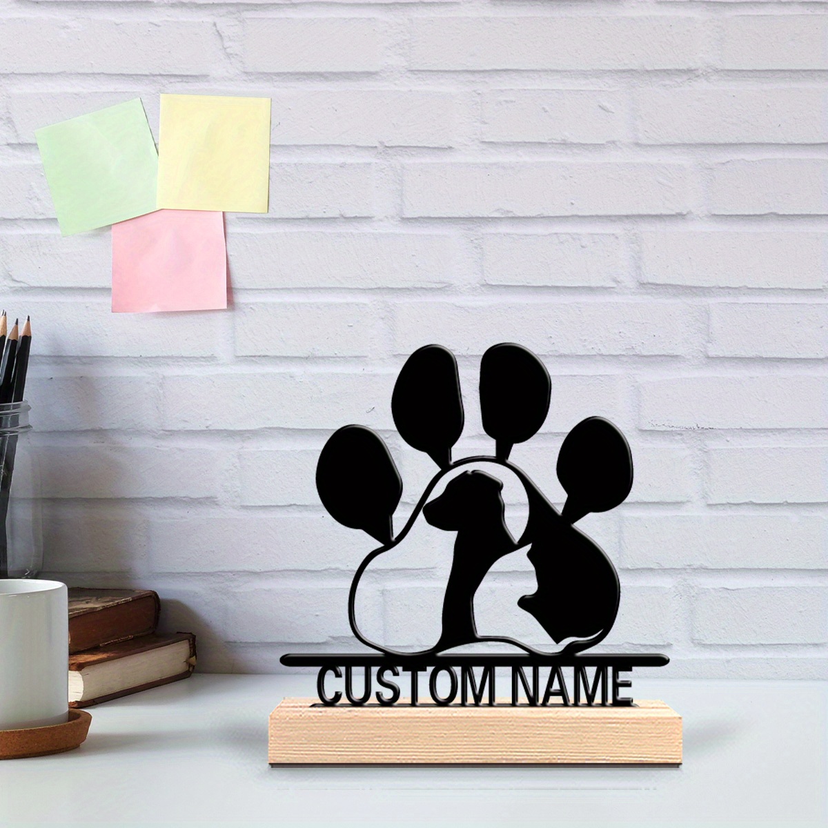 Placa de Arte em Metal Persona - Home Decor Cat avaliação e preço
