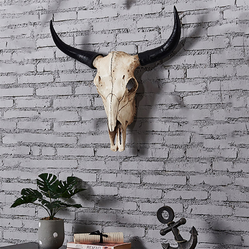 Crânio de vaca artificial ovel - Home Decor On Sale avaliação e preço