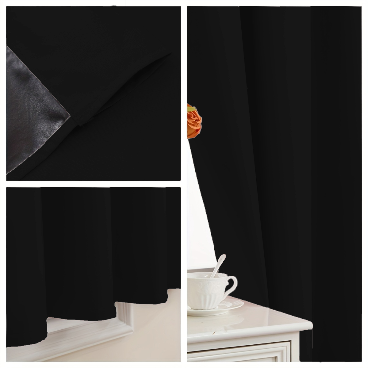 1 Peça de Cortina Simples de C - Home Decor Curtain avaliação e preço