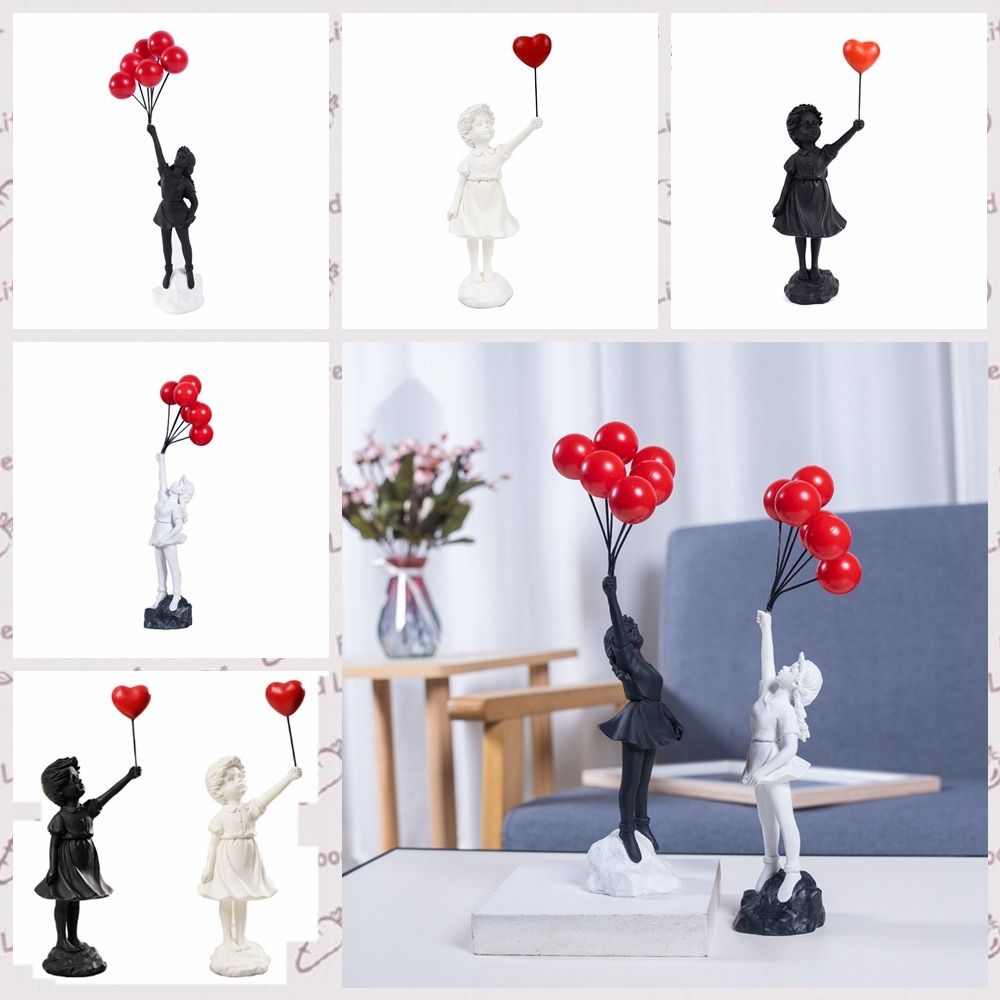 Resina Banksy Figurines para I - Home Decor On Sale avaliação e preço
