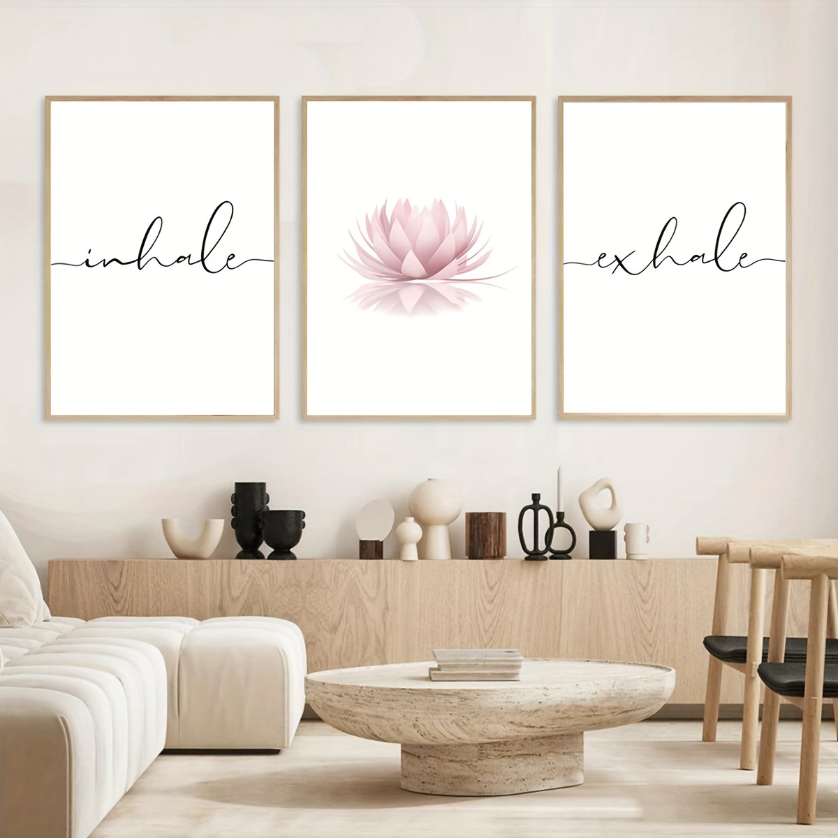 Conjunto de 3 Pôsteres Abstrat - Home Decor Yoga avaliação e preço