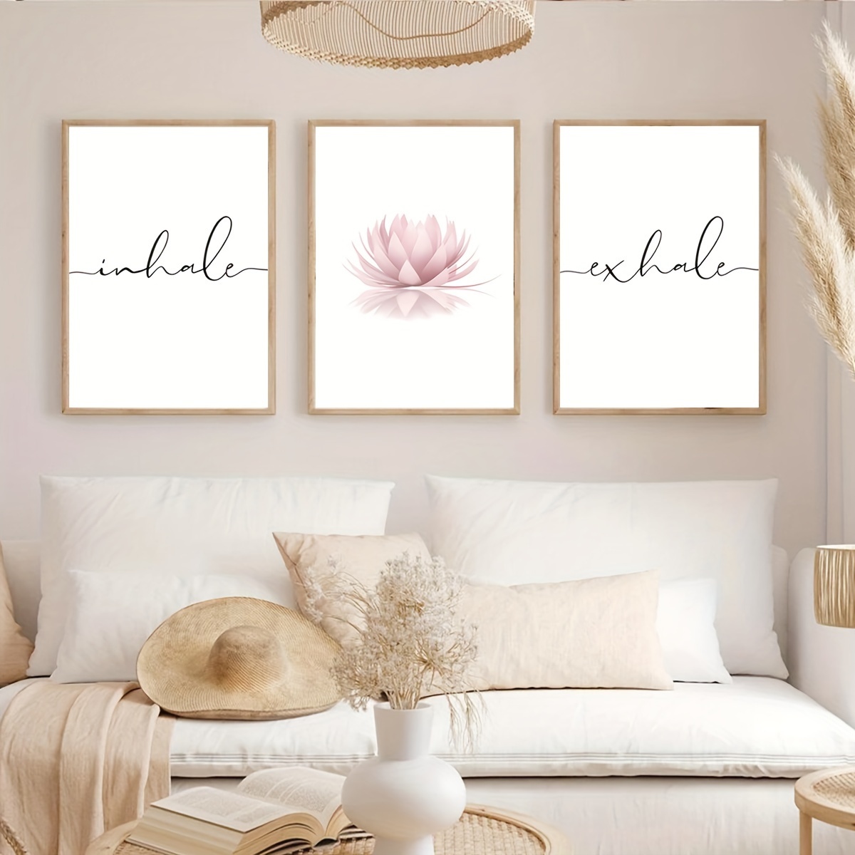 Conjunto de 3 Pôsteres Abstrat - Home Decor Yoga avaliação e preço