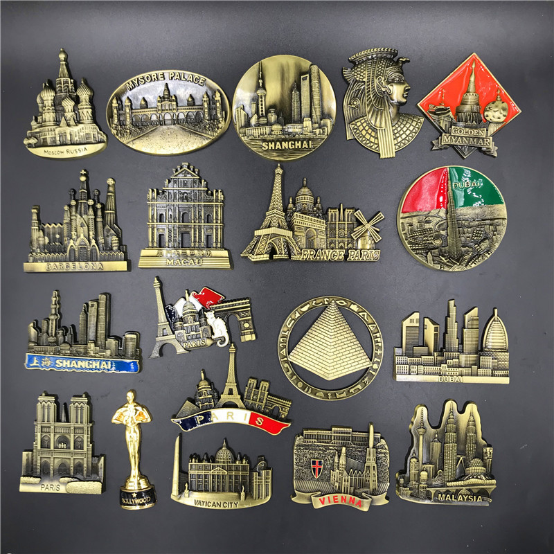 França paris metal 3d ímã boni - Home Decor London avaliação e preço