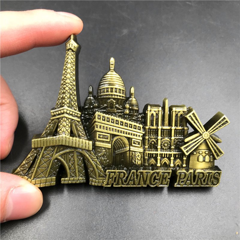 França paris metal 3d ímã boni - Home Decor London avaliação e preço