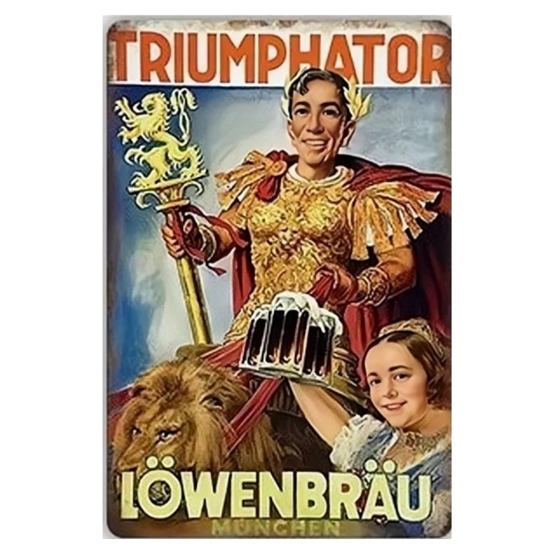 Placa de Metal Vintage da Marc - Germany Home Decor avaliação e preço