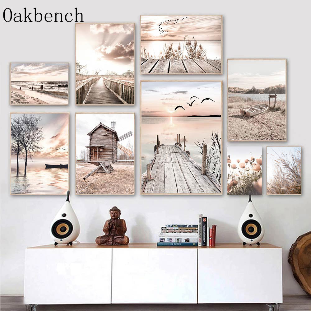 Bege Paisagem Wall Art, Reed D - Sand Art Picture avaliação e preço