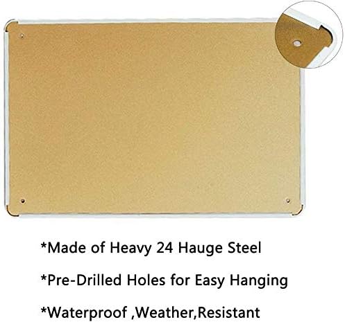 Placa de lata de metal HOUVSSE - Germany Home Decor avaliação e preço