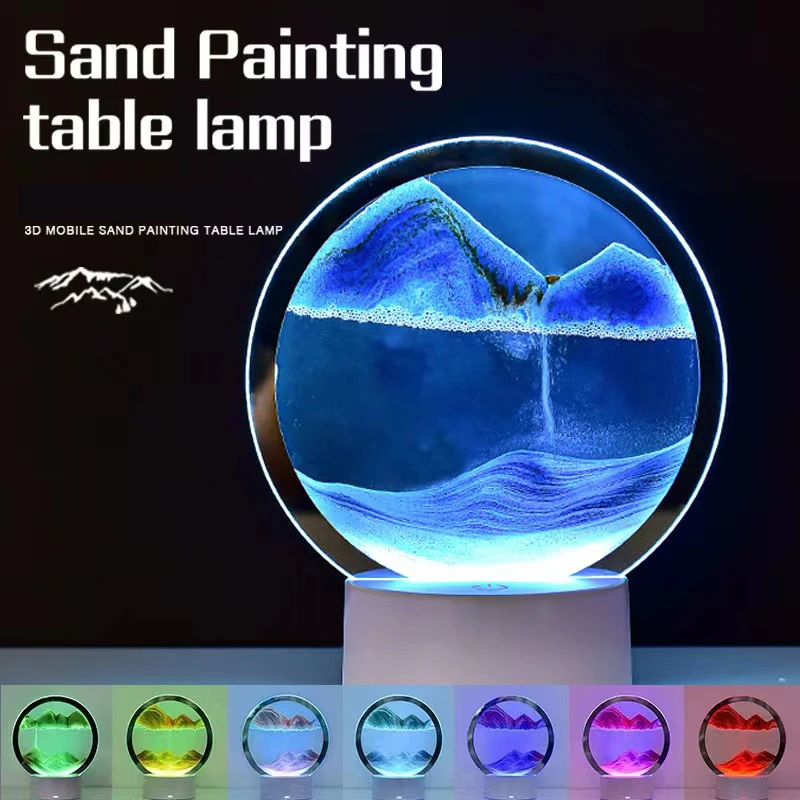 Lâmpada LED 3D de Paisagem de  - Sand Art Picture avaliação e preço