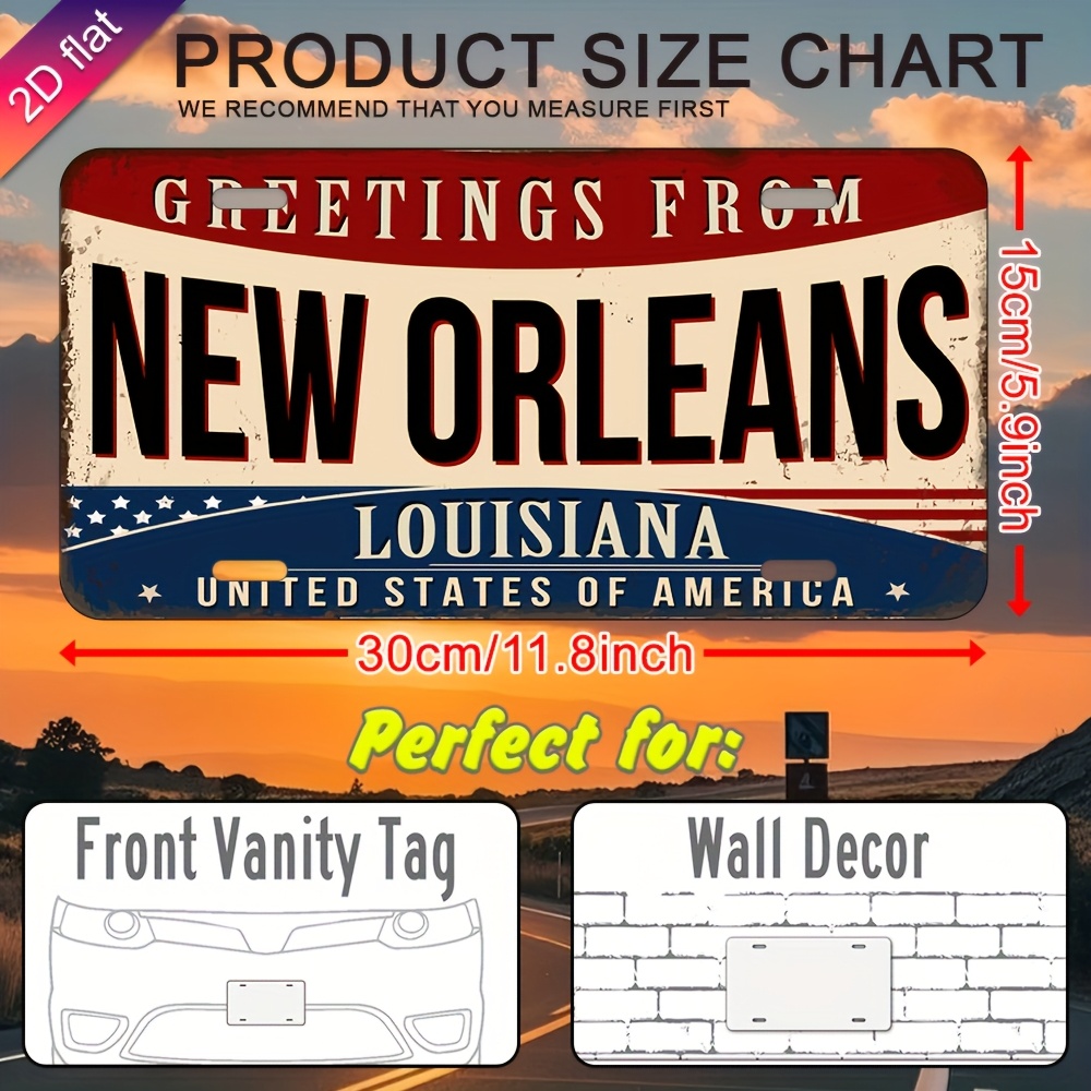 Decoração de parede de placa d - Home Decor New Orleans avaliação e preço
