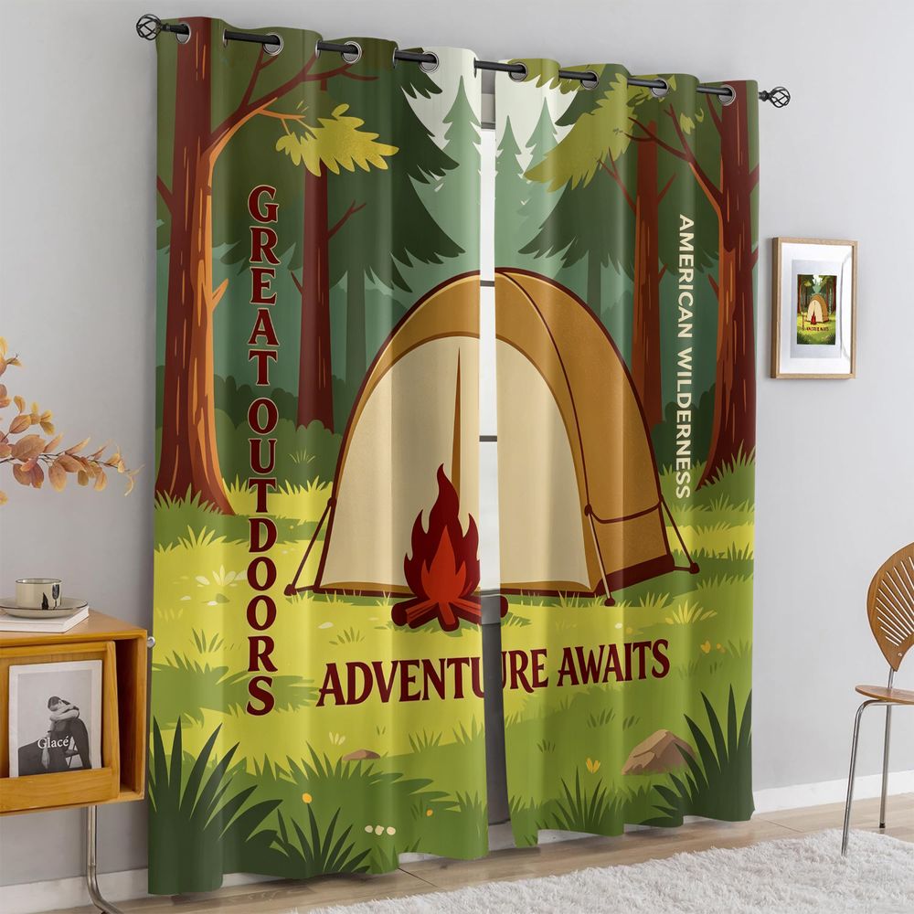Cortinas com Estampa de Cena d - Home Decor Curtain avaliação e preço