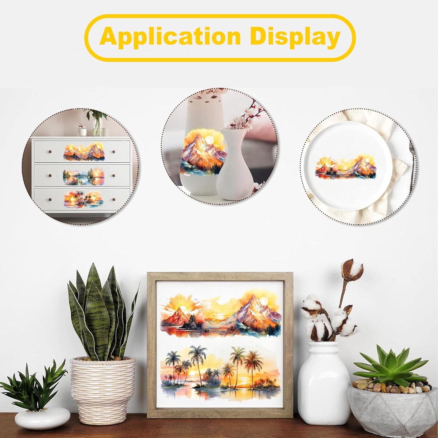 Adesivo de transferência 3D pa - Home Decor Etsy avaliação e preço
