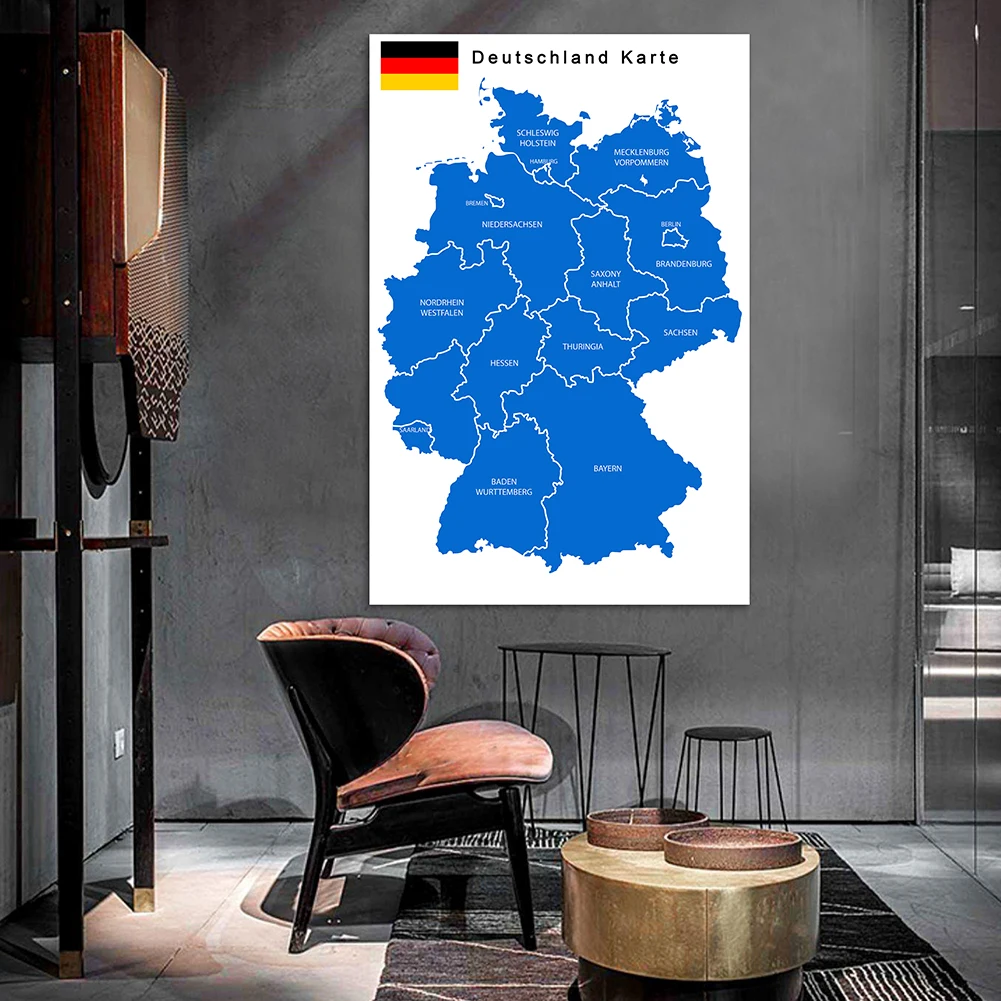 100*150 cm a alemanha mapa pol - Germany Home Decor avaliação e preço