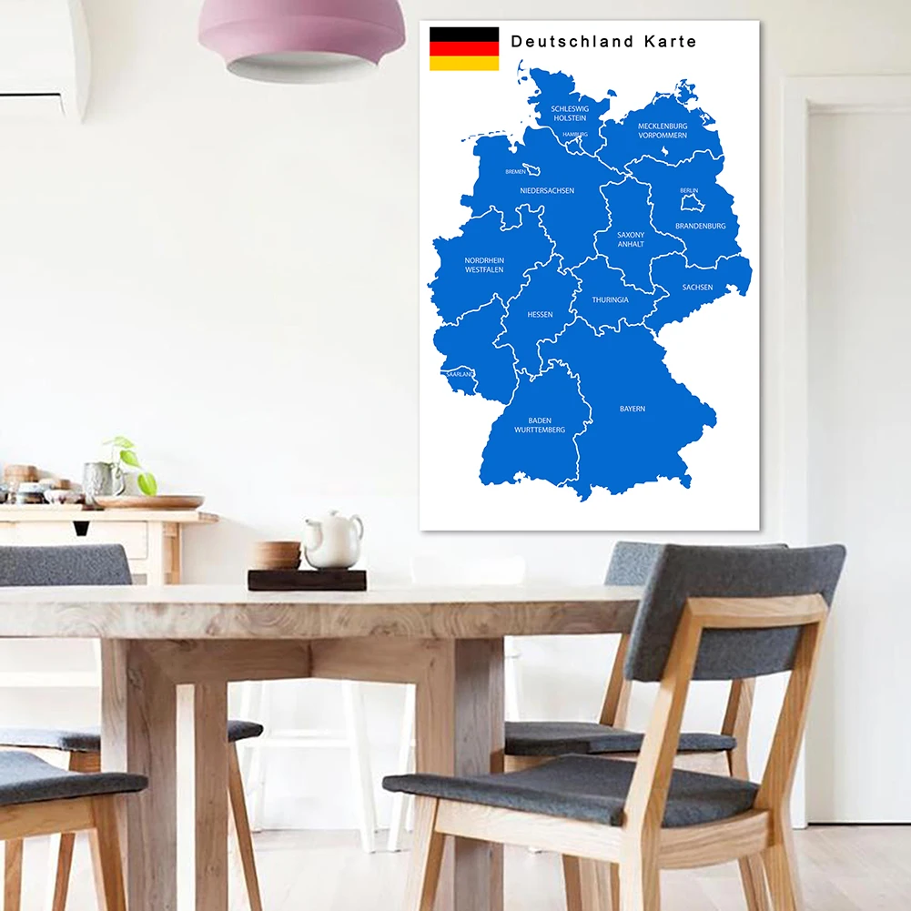 100*150 cm a alemanha mapa pol - Germany Home Decor avaliação e preço
