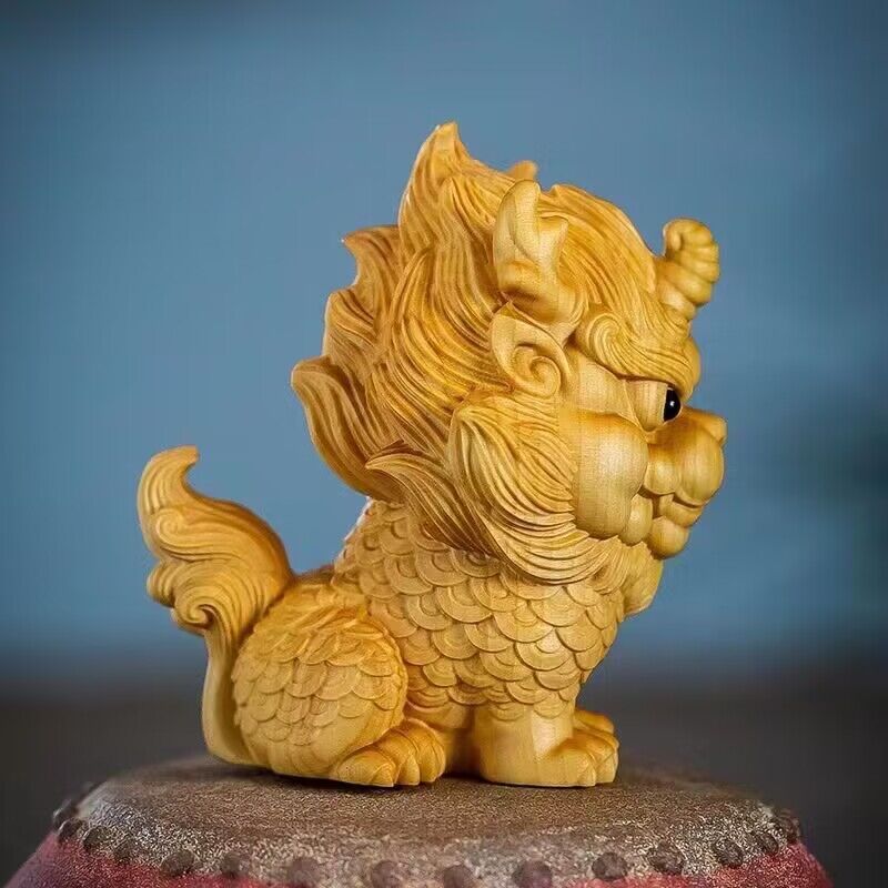 Estátua pequena de kirin auspi - Home Decor On Sale avaliação e preço