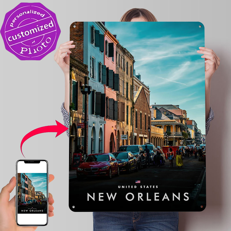 Pôster Impresso de Cena de Rua - Home Decor New Orleans avaliação e preço