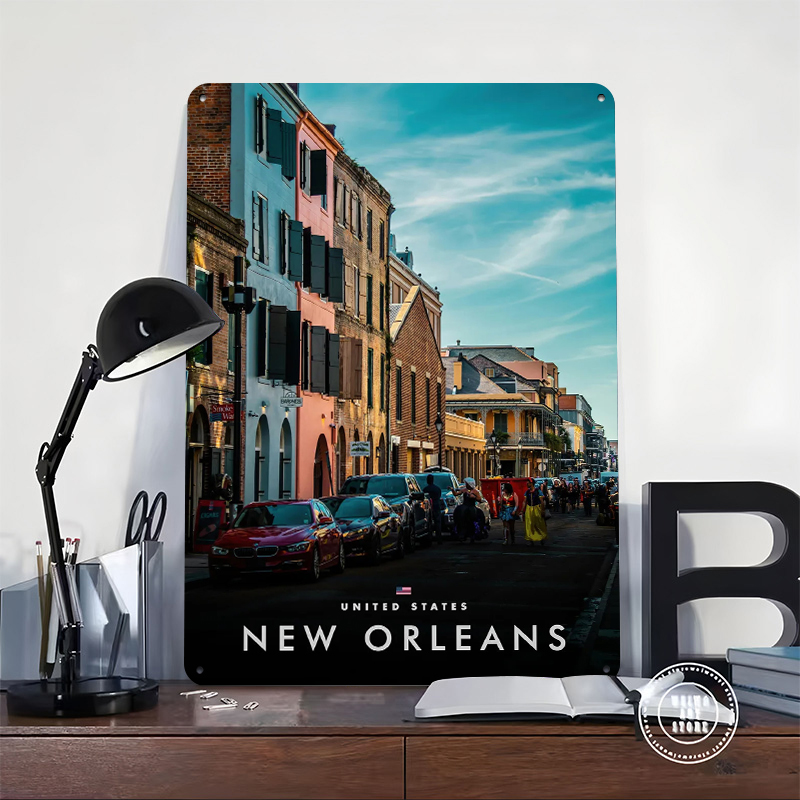 Pôster Impresso de Cena de Rua - Home Decor New Orleans avaliação e preço