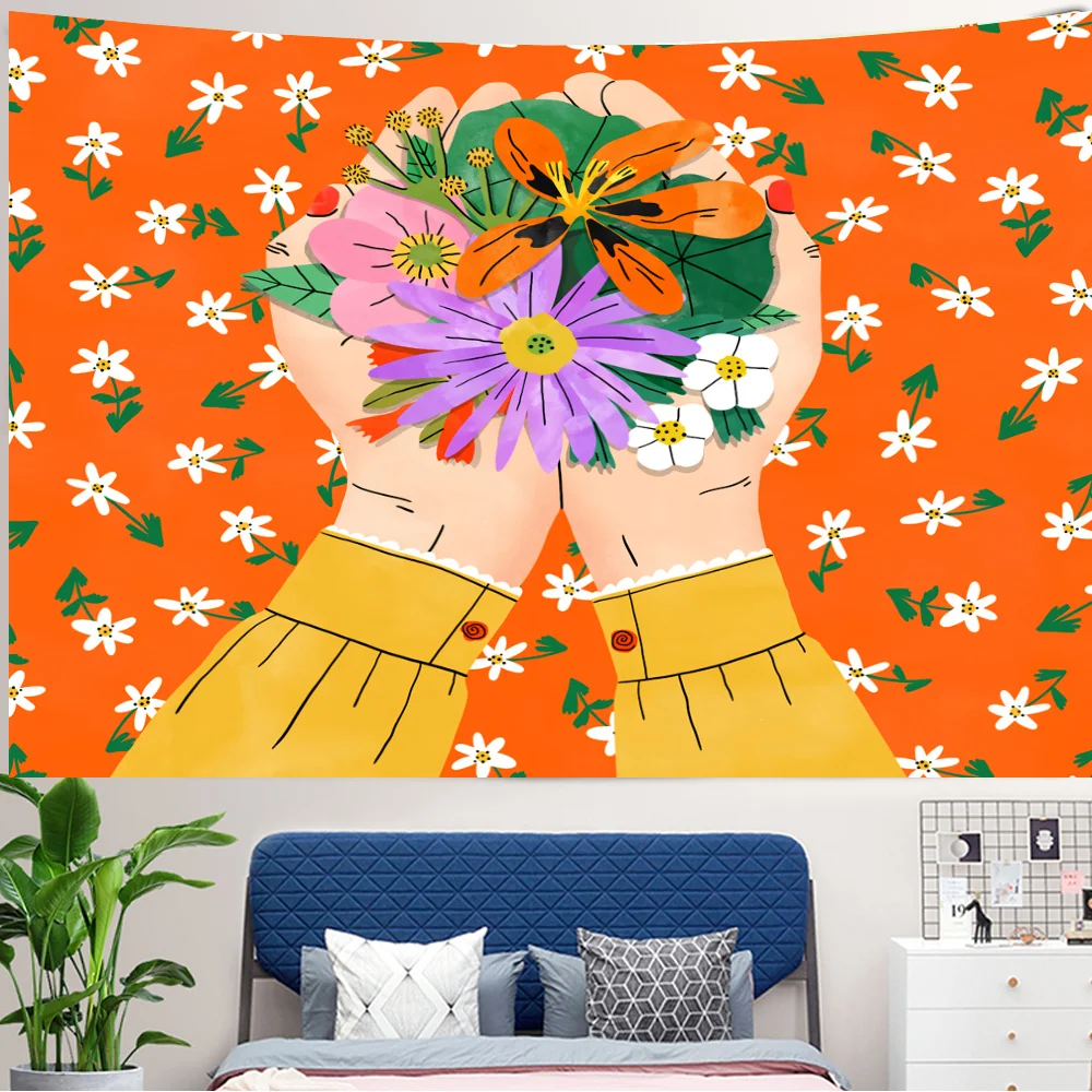 Parede da menina da planta ver - Home Decor Yoga avaliação e preço