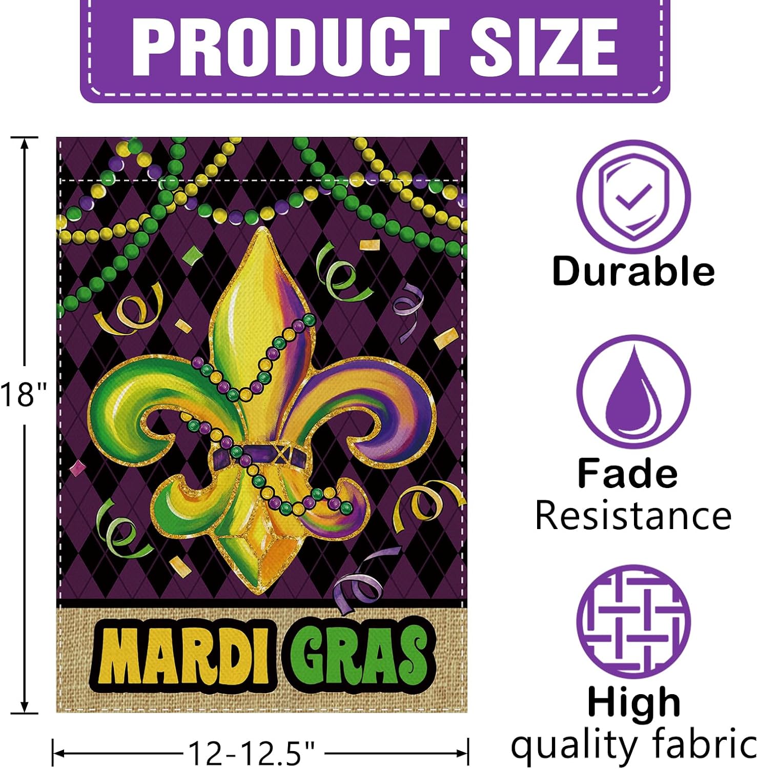 Bandeira Decorativa de Jardim  - Home Decor New Orleans avaliação e preço