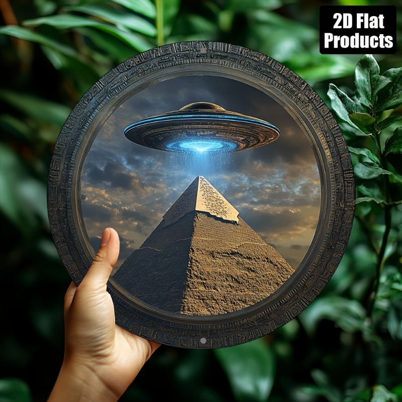 Pirâmide ufo tema redondo alum - Home Decor Kolkata avaliação e preço