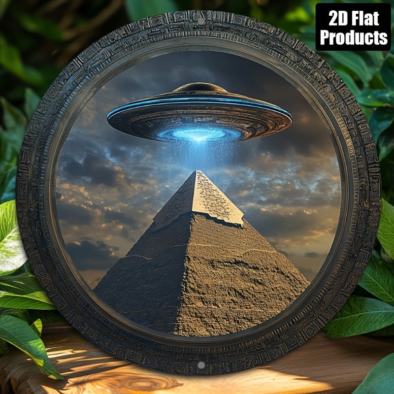Pirâmide ufo tema redondo alum - Home Decor Kolkata avaliação e preço
