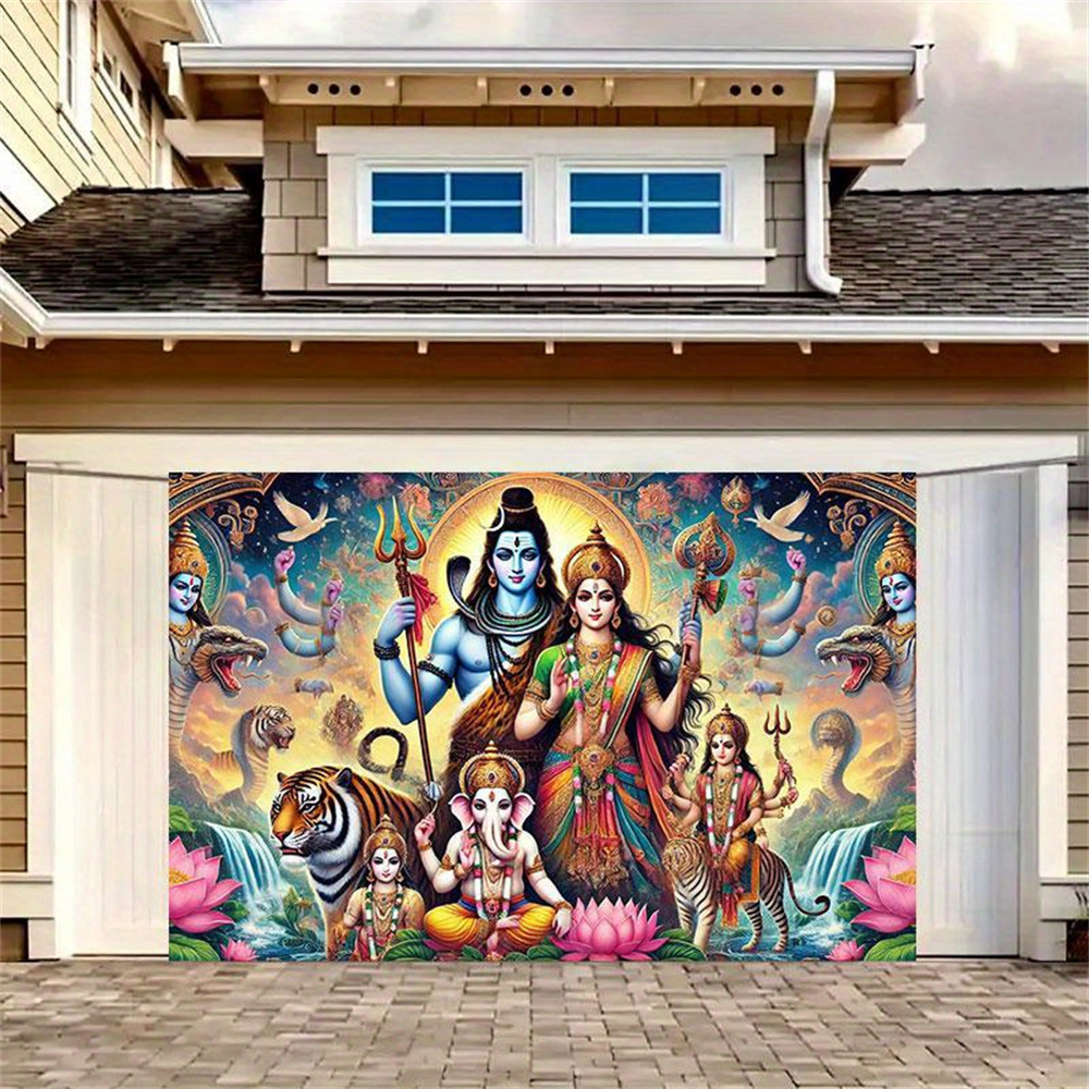 Tapeçaria Família Shiva: Arte  - Home Decor Yoga avaliação e preço