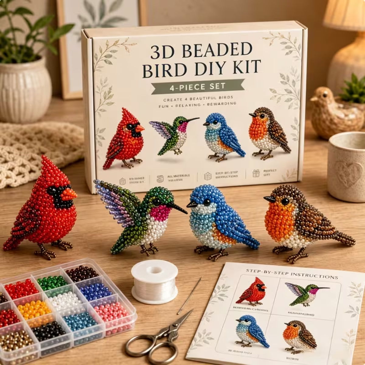 Mini Kit DIY de Animais em 3D  - Home Decor Etsy avaliação e preço