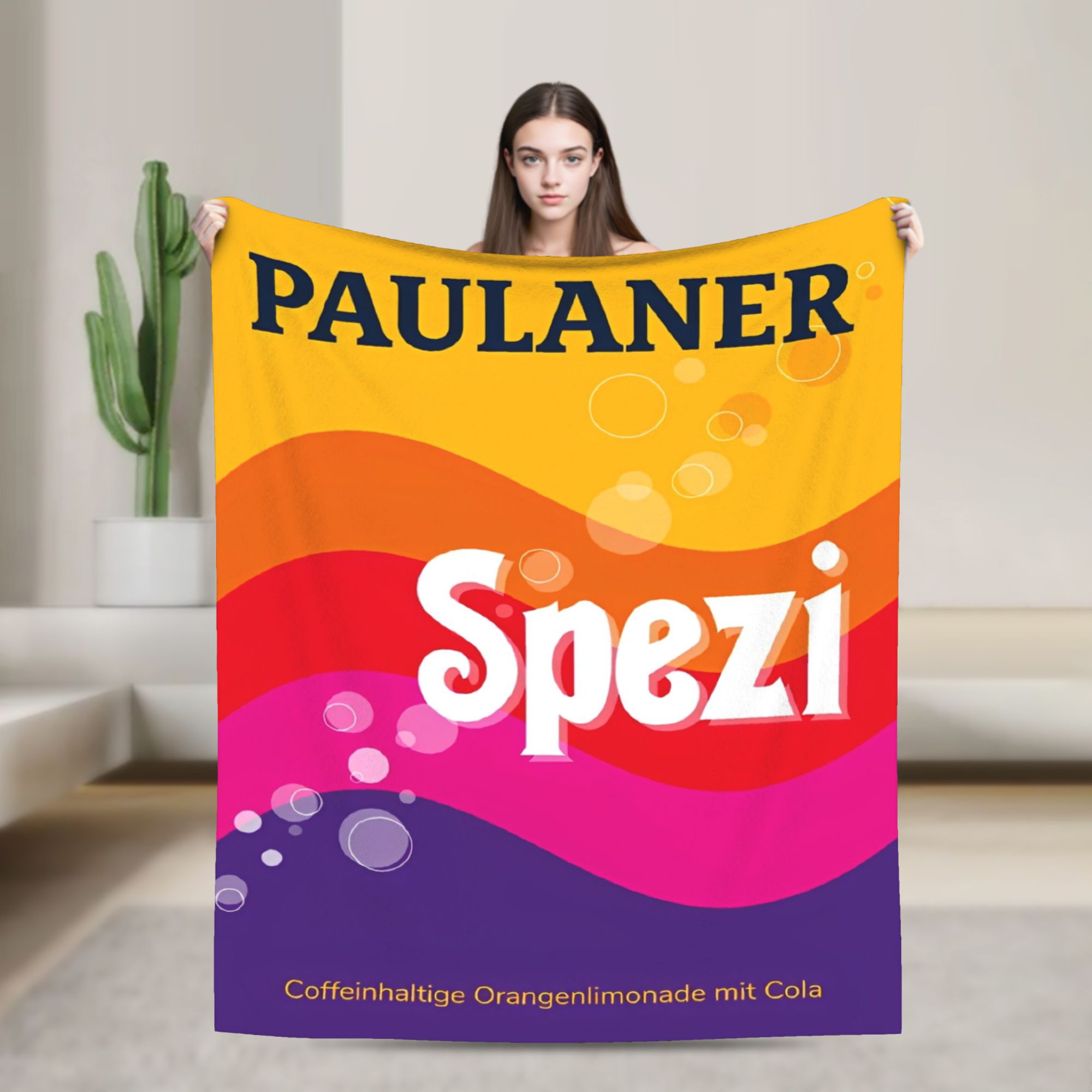 Paulaner Spezi cobertores alem - Germany Home Decor avaliação e preço